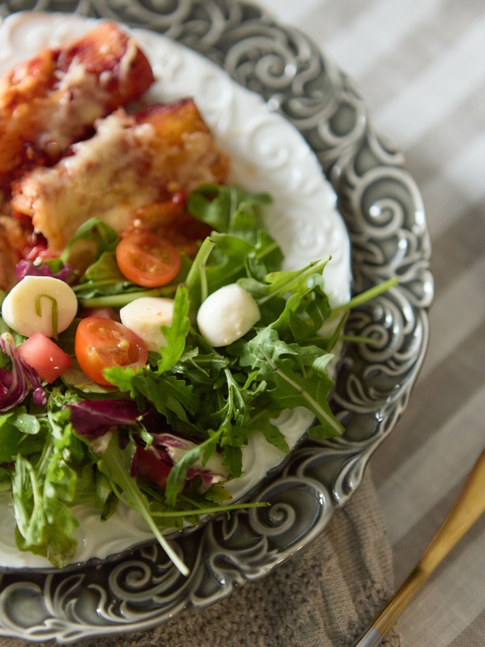 Тарелка обеденная WY Floral Laceware, d=25 см, фарфор, серая - фото 117477475