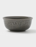 Салатник WY Floral Laceware, 700 мл, d=15 см, фарфор, серая - фото 16048816
