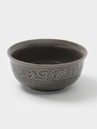Салатник WY Floral Laceware, 700 мл, d=15 см, фарфор, серая - Фото 2