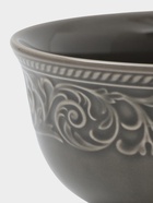 Салатник WY Floral Laceware, 700 мл, d=15 см, фарфор, серая 10791185 - фото 319879154