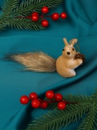 Ёлочная игрушка «Бельчонок» 8×13 см, бежевый 10876228