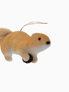 Ёлочная игрушка «Белка с шишкой» 4.5×20 см, бежевый - Фото 12