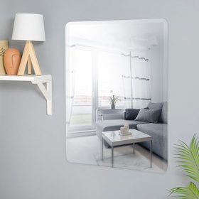 УЦЕНКА Зеркало настенное прямоугольное, с фацетом и закругленными углами, 35×45 см 10904057