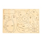 УЦЕНКА Электронный конструктор «Механический трицератопс», 90 элементов, наклейки - Фото 6