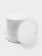 Кастрюля эмалированная, 12 л, d=26.5 см, с крышкой, без декора, белая - Фото 3