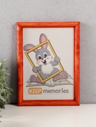 Фоторамка для фото 15×21 см Keep memories, махагон, (пластиковый экран), дерево - Фото 1