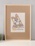 Фоторамка для фото 50×70 см Keep memories белое дерево, (пластиковый экран) - Фото 1