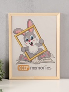 Фоторамка для фото 30×40 см Keep memories «Канон», белое дерево, (пластиковый экран) - Фото 1