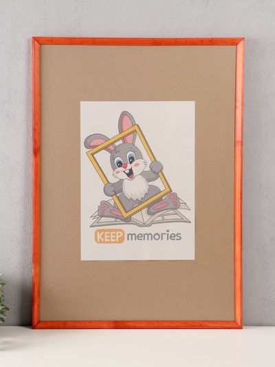 Фоторамка для фото 50×70 см Keep memories «Канон», махагон, (пластиковый экран), дерево