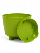 Горшок для цветов, с прикорневым поливом «Румба», 1 л, d=13.5 см, h=12 см, пластик, с поддоном, цвет киви - Фото 2