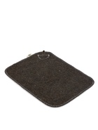 Коврик - сидушка для бани и сауны «Классический», 44×34 см, шерсть 100%, серый - Фото 2