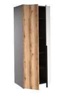 Шкаф двухстворчатый для одежды «Йорк», 780×577×2020 мм, цвет серый шифер/дуб делано 10901566