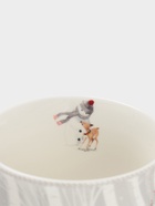 Кружка новогодняя «Снежные забавы», 300 мл, керамика, подарочная упаковка, белая - Фото 4