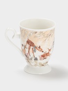 Кружка новогодняя «Лесное чудо», 300 мл, керамика, подарочная упаковка, бежевая - Фото 5