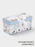 Набор кружек новогодних «Белый мишка», 2 шт., 220 мл, керамика, подарочная упаковка, белый - Фото 3