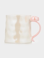 Кружка «Бантик», керамика, 350 мл, 8.5×9 см, белая, розовый бант - Фото 2
