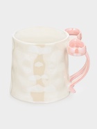 Кружка «Бантик», керамика, 350 мл, 8.5×9 см, белая, розовый бант - Фото 3