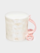 Кружка «Бантик», керамика, 350 мл, 8.5×9 см, белая, розовый бант - Фото 4