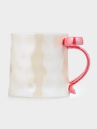 Кружка «Бантик», керамика, 350 мл, 8.5×9 см, белая, красный бант - Фото 2