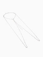 Бодичейн женская «Цепочка» через шею, цвет серебро - Фото 5