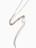 Бодичейн женская «Цепочка» через шею, цвет серебро - Фото 6