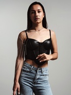 Бодичейн через плечо «Цепочка», цвет серебро - Фото 10