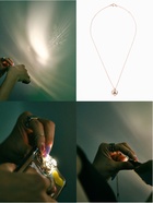 Набор «Кулон» я тебя люблю, в коробке с розами, цвет золото, графитовая коробка - фото 60974084