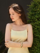 Набор серьга и каффы «Бублики», набор 4 шт. цвет золото - Фото 4