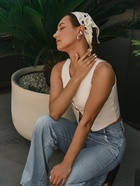 Набор серьга и каффы «Бублики» набор 4 шт., цвет серебро - Фото 6