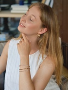 Серьги металл «Тринити» широкие, тренд, цвет золото - Фото 2