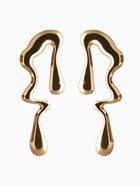 Гарнитур 2 предмета: кулон, серьги «Капли» таяние, цвет золото - Фото 6