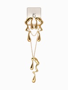 Гарнитур 2 предмета: кулон, серьги «Капли» таяние, цвет золото - Фото 3