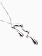 Гарнитур 2 предмета: кулон, серьги «Капли» таяние, цвет серебро - Фото 6