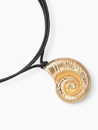 Кулон на шнурке «Ракушка», крупная, цвет золото - Фото 4