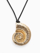 Кулон на шнурке «Ракушка», крупная, цвет золото - Фото 5