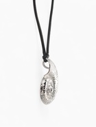 Кулон на шнурке «Ракушка», крупная, цвет серебро - фото 809052359