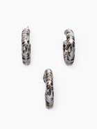 Набор серьги и каффы «Леопард», цвет серебро - фото 809052395