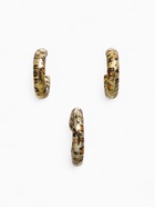 Набор серьги и каффы «Леопард», цвет золото - фото 809052405