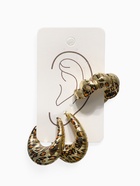 Набор серьги и каффы «Леопард» жгутик, цвет золото - фото 809052427