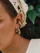 Набор серьги и каффы «Леопард» жгутик, цвет золото - фото 809052428