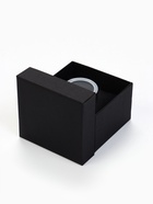 Коробочка подарочная для часов, 9×8.5×5 см, вставка чёрная, чёрная - Фото 4