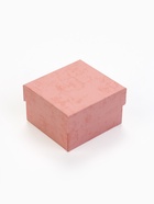 Коробочка подарочная для часов, 9×8.5×5 см, вставка белая, розовая - Фото 3