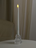 Стеклянный подсвечник на 1 свечу «Ёлочка гофре», прозрачный, d=2.2 см, 6×6×8 см - Фото 2