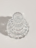 Стеклянный подсвечник на 1 свечу «Ёлочка», прозрачный, d=2 см, 8.5×8.5×13.5 см - Фото 3