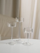 Набор подсвечников на 1 свечу «Моник», 3 шт., стекло, прозрачный, d=5.4 см - Фото 1