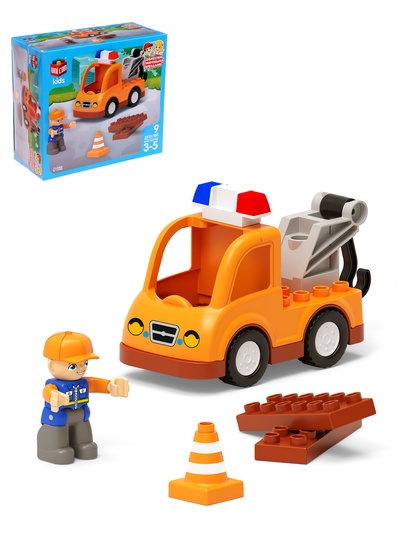 УЦЕНКА Конструктор «Дорожные работы», 9 деталей