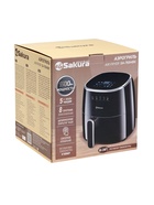 Аэрогриль Sakura SA-7684BK, 5 л, 1500 Вт, 8 программ, сенсорное управление, таймер, чёрный - Фото 14