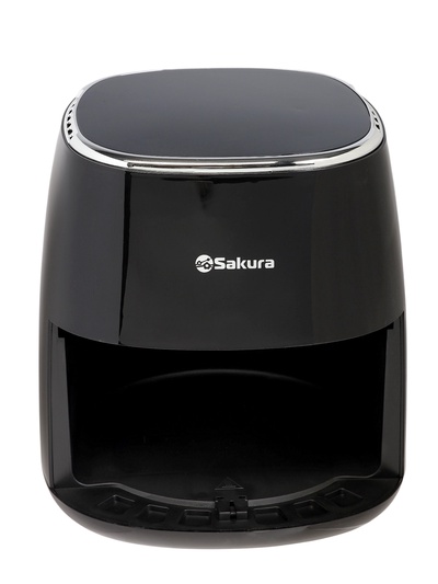 Аэрогриль Sakura SA-7684BK, 5 л, 1500 Вт, 8 программ, сенсорное управление, таймер, чёрный