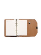 Ежедневник-органайзер, С6, 80 листов, обложка из искусственной кожи, бежевый - Фото 14