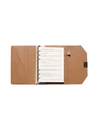 Ежедневник-органайзер, С6, 80 листов, обложка из искусственной кожи, бежевый - Фото 8